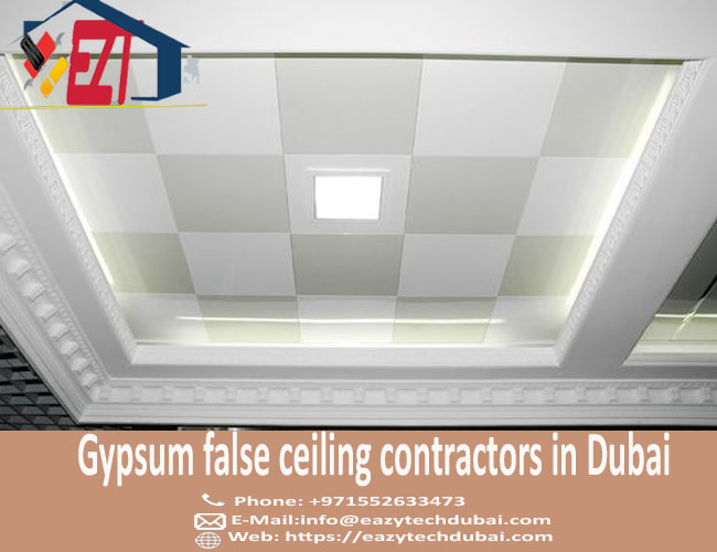 gypsum false ceiling in Dubai